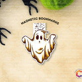 halloween ghost bookmark, book lover bookmarks, magnetic bookmark, gift for readers, bookstagram, booktok, bookish bookmark, bookmark set, gift for bookworms, bookish gift, book accessories, halloween bookish gift, handmade bookmark, book accessories